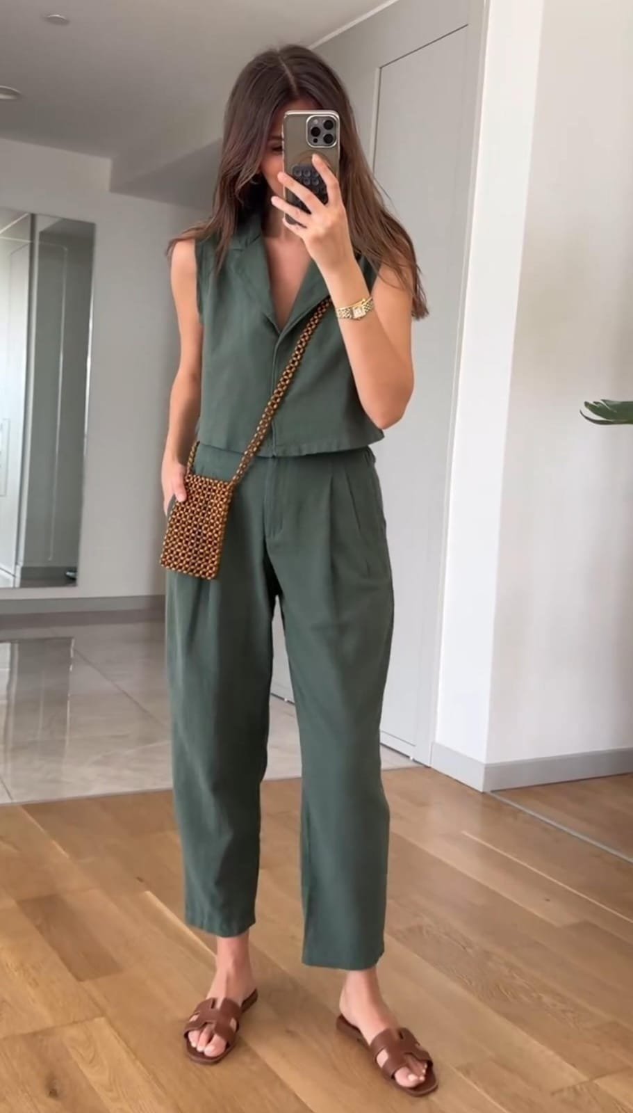 Sleeveless Office Co-ord Set