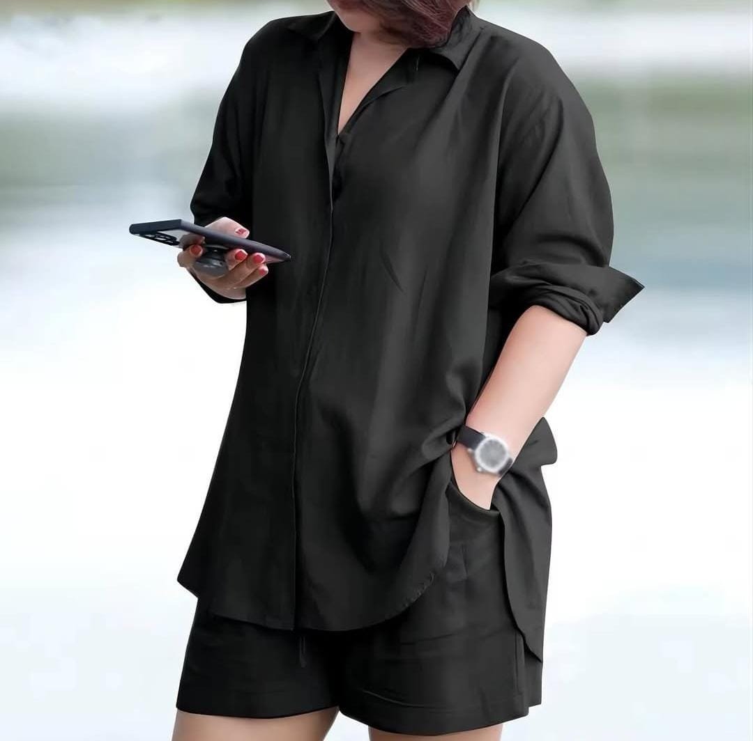 Chic Relaxed Short Dress