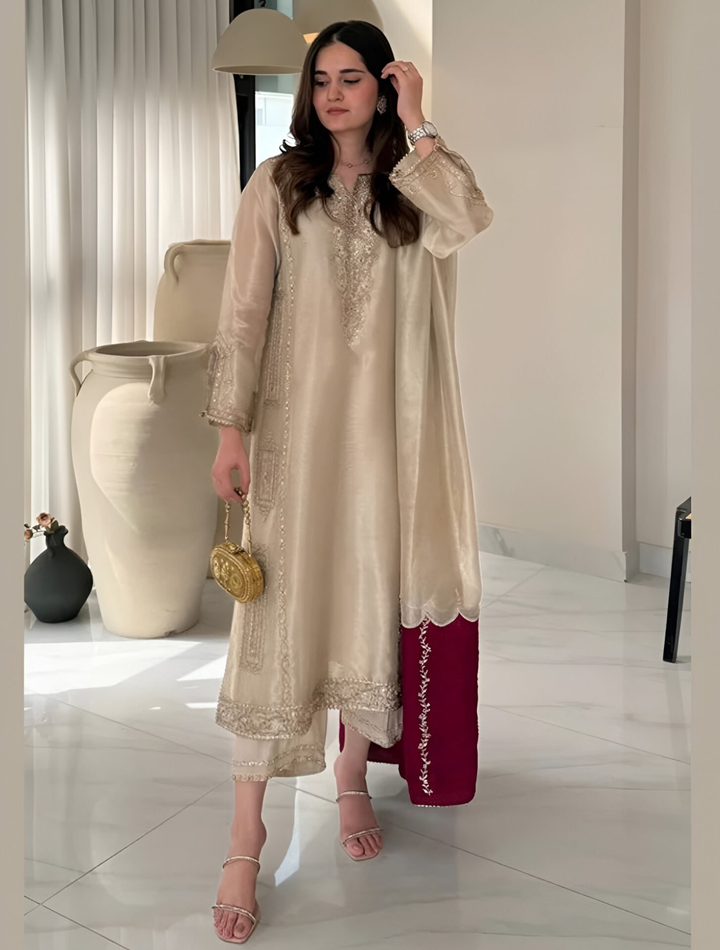 Luxury Party Wear Palazzo Set