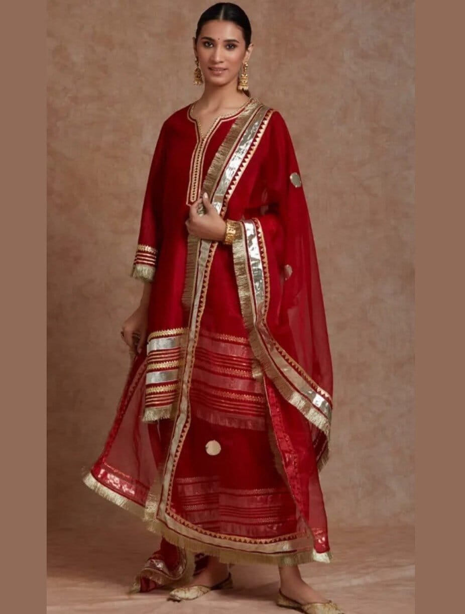 Handcrafted Cotton Silk Suit