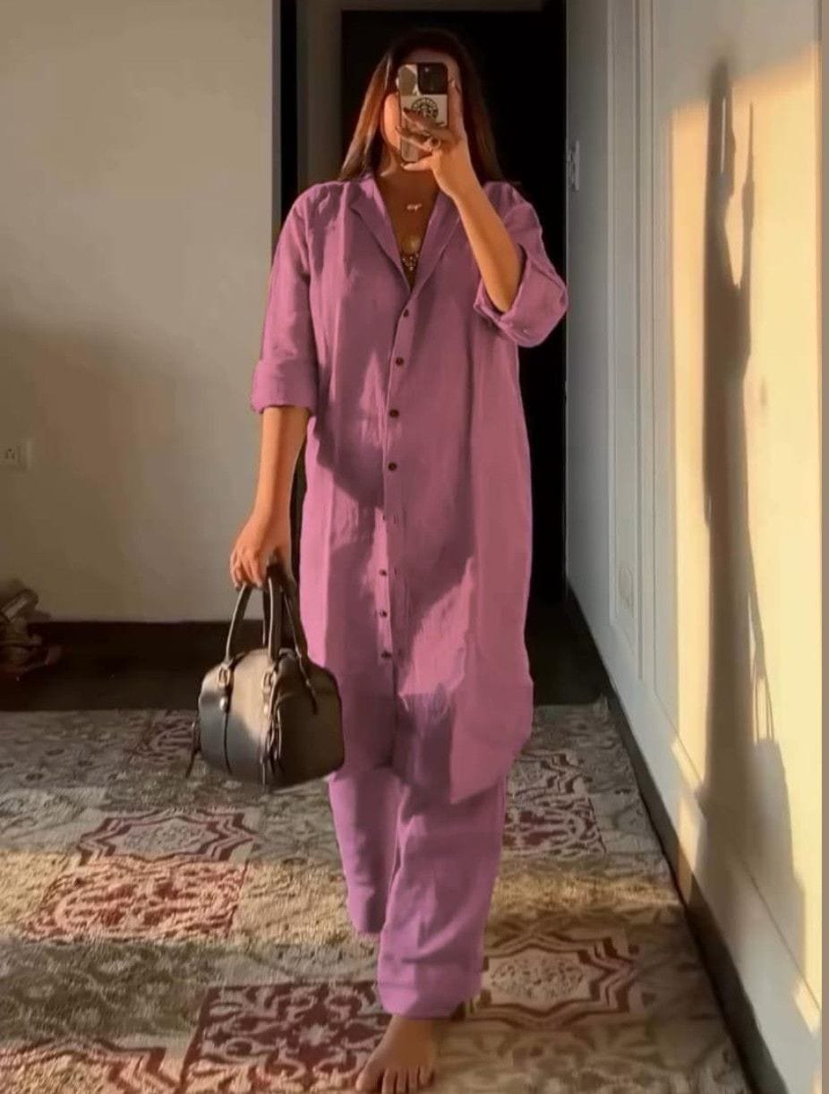 Luxury Cotton Co-Ord Set