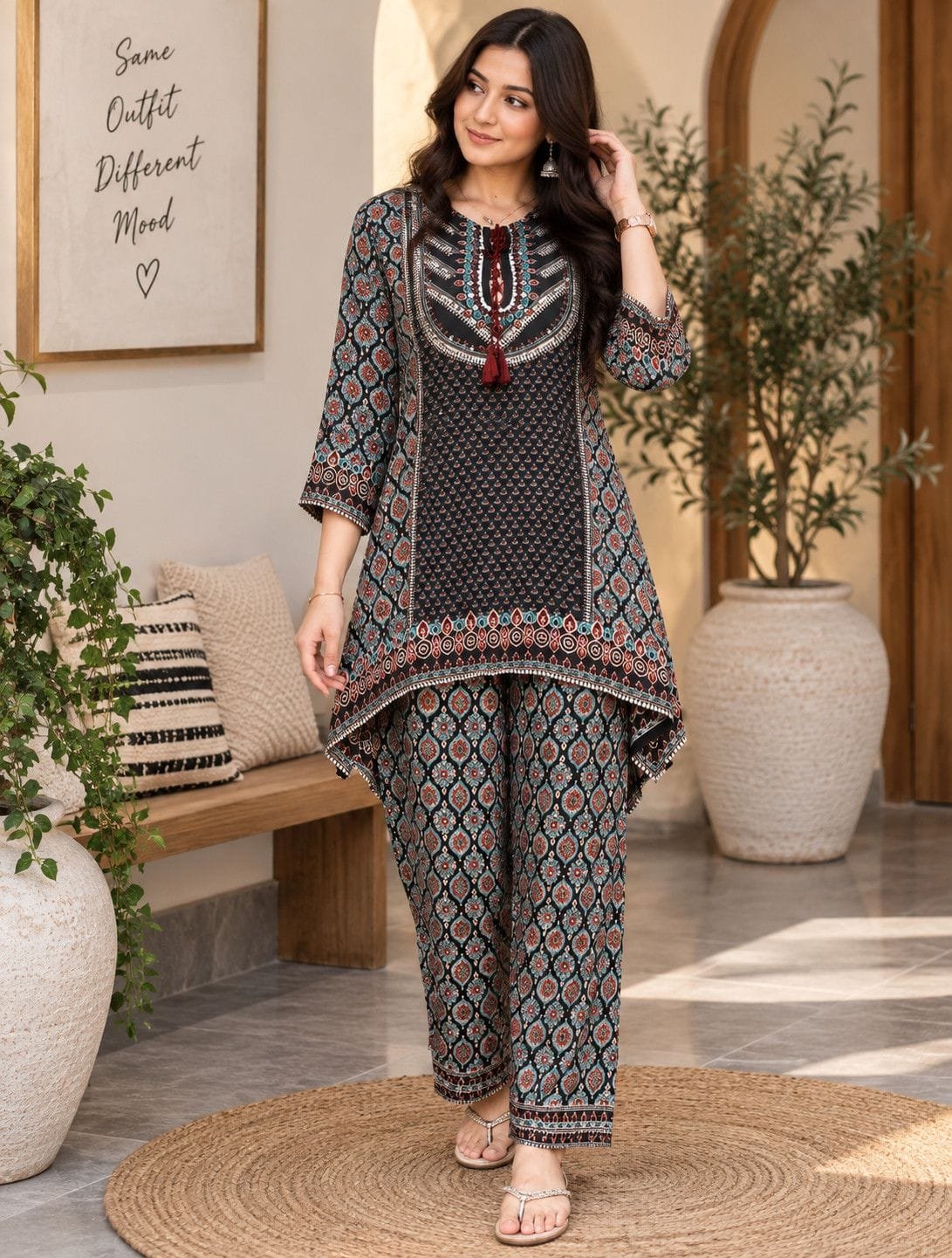 Natural Crape Cord Set