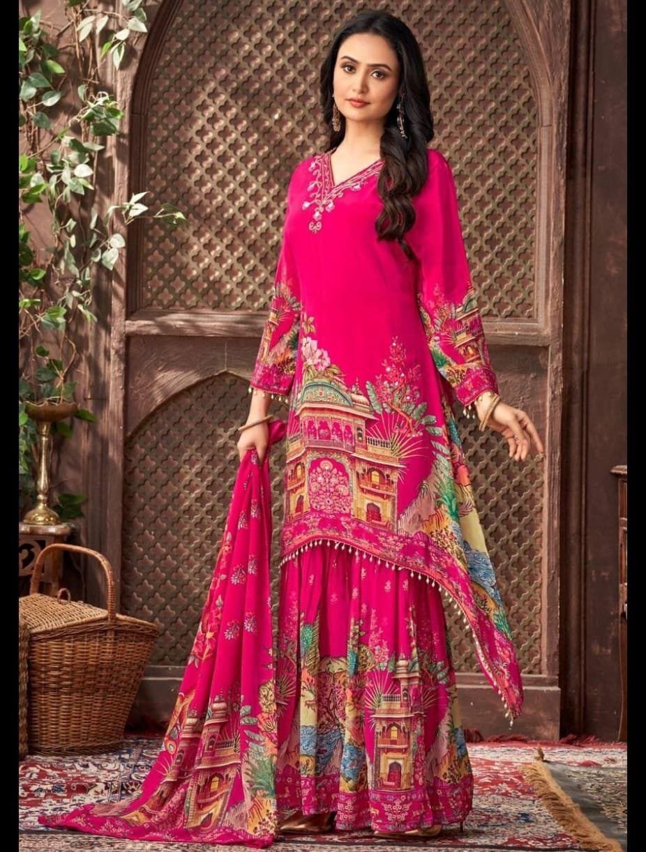 Handwork Fancy Salwar Suit