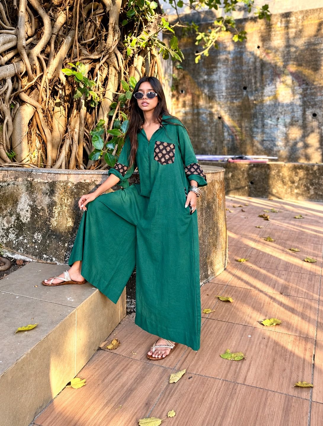 Designer Casual Shirt Jumpsuit