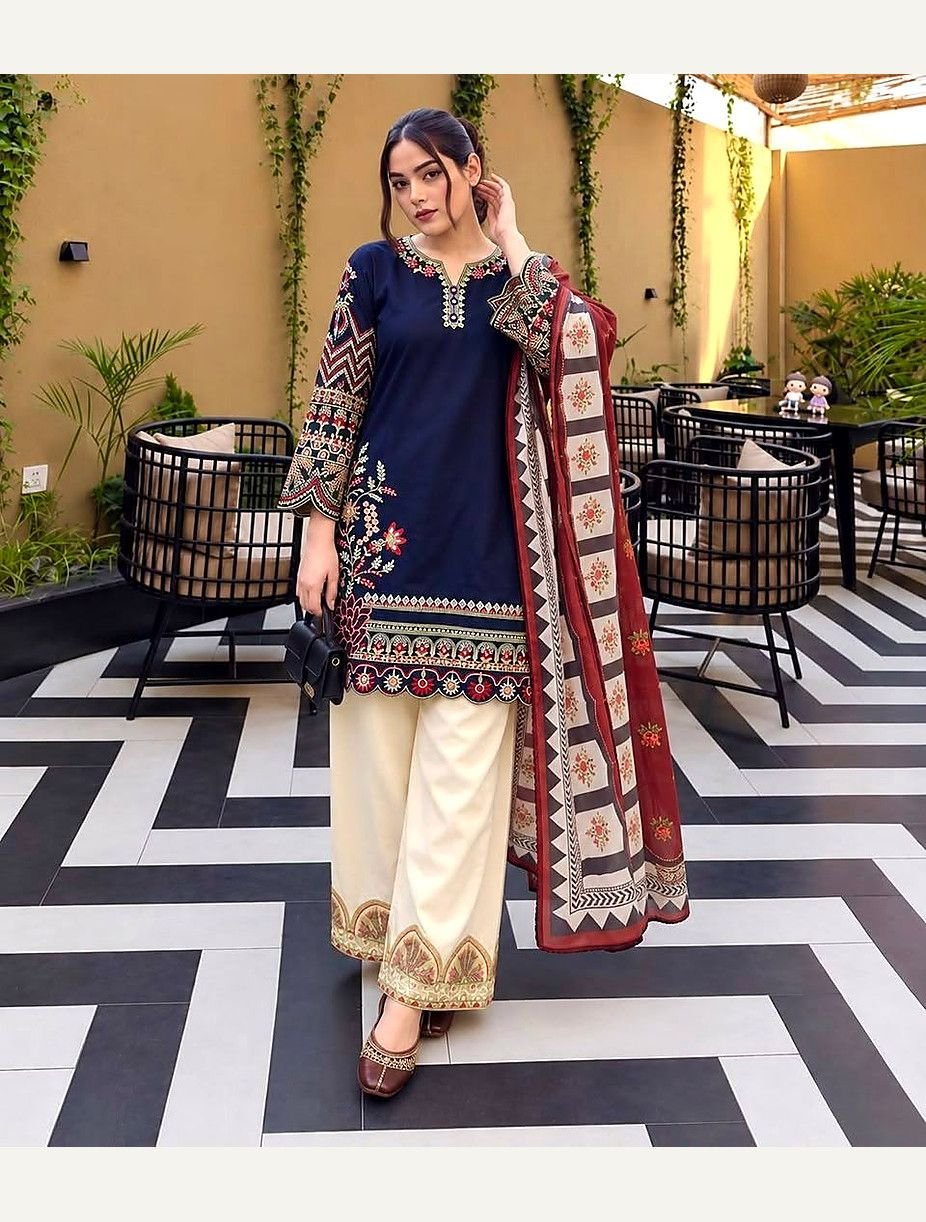 Festive Wear Kurti Palazzo Suit